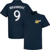 Zlatan Ibrahimovic 9 LA Polo- Navy - 3XL