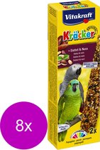 Vitakraft Parrot Kracker Fruit / Nut 2 en 1-8 pièces