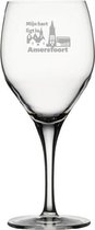 Gegraveerde witte wijnglas 34cl Amersfoort