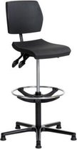 Ergonomische Bureaustoel Werkstoel ERGOSLIM, FLEX zuil met glijders (H) 68-88 cm