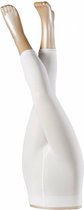 FALKE Cotton Touch Kinderlegging 13830 - Wit 2000 white Kinderen - 122-128