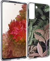 iMoshion Design voor de Samsung Galaxy S21 hoesje - Jungle - Groen / Roze