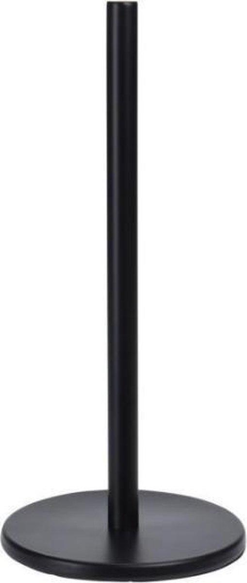 Standaard Keukenrolhouder - Zwart - 31 cm - Met Verzwaarde Voet - Keukenrol Houder - Anti Slip