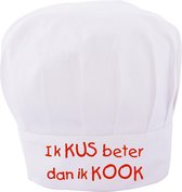 Benza Koksmuts voor volwassenen - Ik KUS beter dan ik KOOK