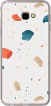 6F hoesje - geschikt voor Samsung Galaxy J4 Plus -  Transparant TPU Case - Terrazzo N°3 #ffffff