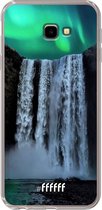 6F hoesje - geschikt voor Samsung Galaxy J4 Plus -  Transparant TPU Case - Waterfall Polar Lights #ffffff