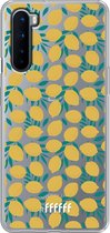 6F hoesje - geschikt voor OnePlus Nord -  Transparant TPU Case - Lemons #ffffff