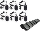 Motorola CLP446 set van 6 met multilader