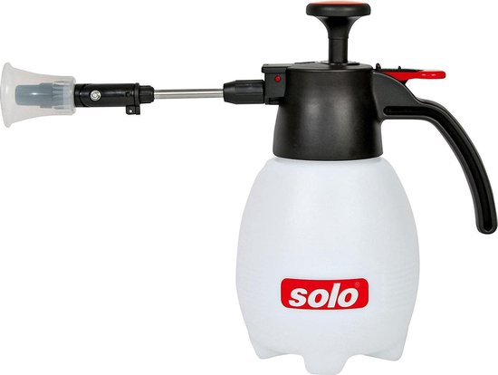 Solo -  Drukspuit, 1 liter, met draaibare sproeikop en robuuste FKM-afdichtingen, sproeiapparaat voor tuin, balkon , 18 x 12 x 23 cm - Solo