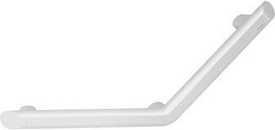 Support d'angle 135° Be- Line Ø35 220x220 3 points aluminium blanc