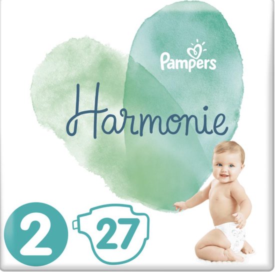 Pampers Harmonie Maat 2 (4-8kg) 27 Luiers | bol.com