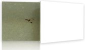 MusPaneel Green-line - couche supérieure couleur White (blanc) - 10x10 cm 2-pack - panneau de peinture - peintre d'art - art - peinture