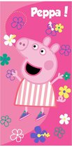 Peppa Pig strandlaken - 140 x 70 cm. - Peppa handdoek