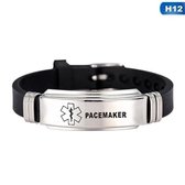 Armband Pacemaker - waarschuwingsarmband - SOS armband