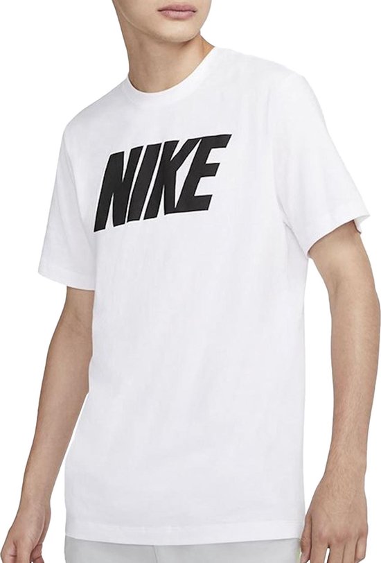 Nike T-shirt Nike Sportswear Icon Block - Homme - Blanc - Noir