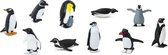 Safari Speelset Pinguïns Junior 4-7,5 Cm 48 Stuks