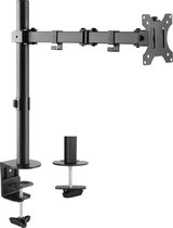 Monitor arm - Audizio MAD10 monitor beugel voor 13 t/m 32 inch scherm - Draaibaar & kantelbaar - Universeel - Zwart