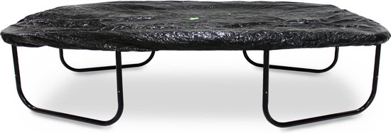 Zwarte EXIT trampoline hoes voor een rechthoekig model van 214x366cm.