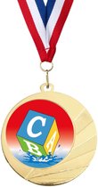 Medaille zwemdiploma C / cadeau zwemdiploma C