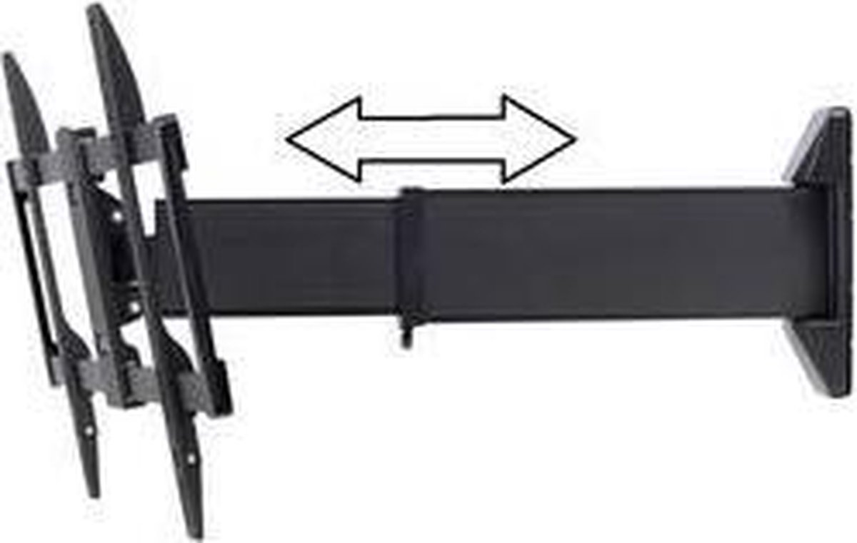SpeaKa Professional TV-beugel 94,0 cm (37) - 177,8 cm (70) Kantelbaar en zwenkbaar, Roteerbaar
