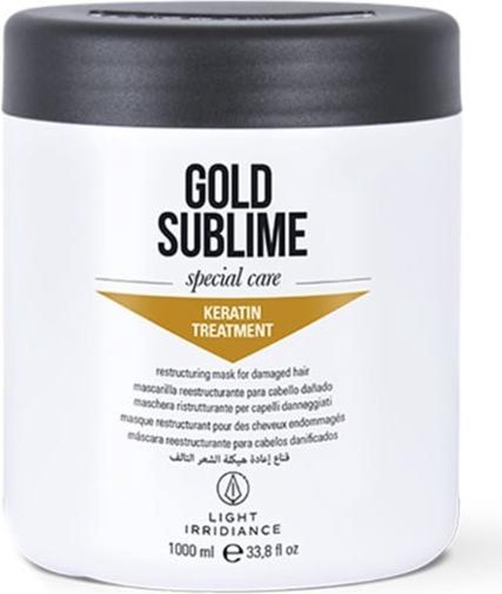 Light Irridiance Gold Sublime Keratin Treatment Mask 1000ml