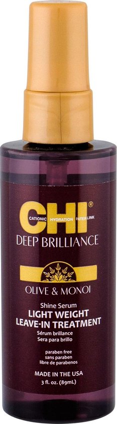 CHI Deep Brilliance Olive & Monoi Shine Serum Leave-in Treatment | bol