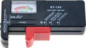 Batterijtester-analoog-met accu-indicator-batterijmeter-accutester-batterij-volt-meter