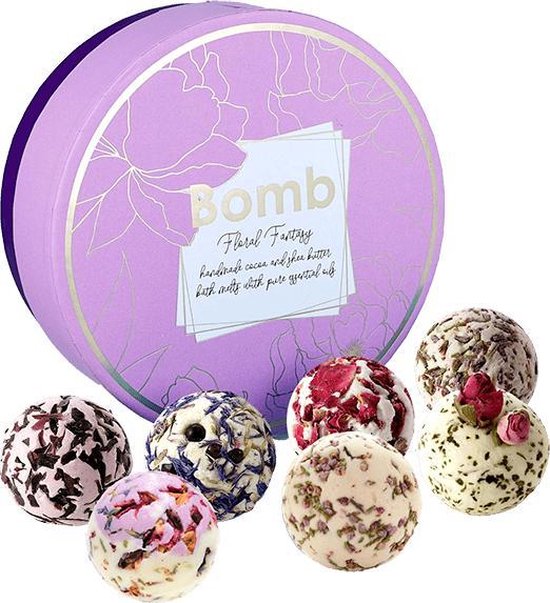 Bomb Cosmetics - 7 bombes de bain crémeuses - crémier Floral Fantasy - fait  main -... | bol.com