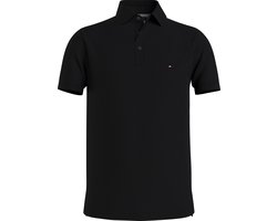 Tommy Hilfiger - 1985 Poloshirt Zwart - Slim-fit - Heren Poloshirt Maat M