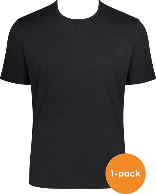 Sloggi Men GO Shirt O-Neck Regular Fit - heren T-shirt (1-pack) - zwart - Maat: M