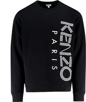 Kenzo verticaal logo bedrukt sweatshirt Maat L