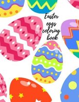Easter eggs coloring book