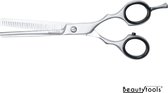 PROMO ! Beauty Tools SILVER LINE Ciseaux amincissants professionnels / ciseaux Efiller Droitier pour cheveux épais (6 pouces) - (RS-0997) T