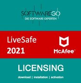McAfee LiveSafe 2021 | 1 jaar bescherming voor een