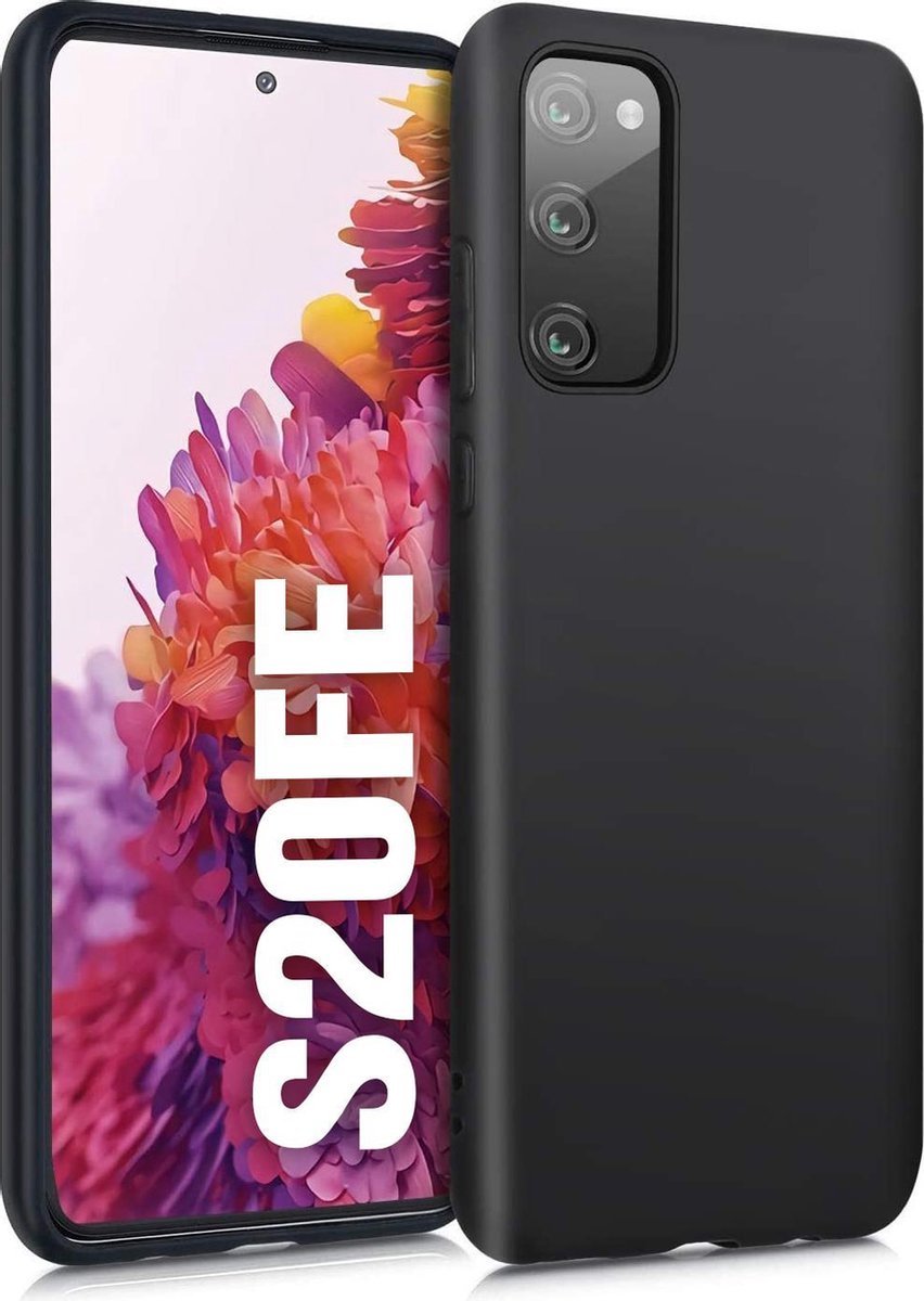 Samsung Galaxy S20FE Hoesje - Zwart Siliconen Back Cover - Matte Coating - EPICMOBILE