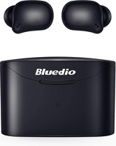 Bluedio TWS T-elf 2 Bluetooth versie 5.0 in-ear Bluetooth headset met hoofdtelefoon opladen (zwart)