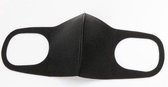 Mondmasker zwart neopreen herbruikbaar mondkapje - mondkap uit wasbaar facemask