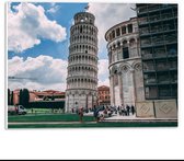 Forex - Toren van Pisa - Italië - 40x30cm Foto op Forex