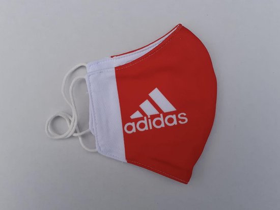 AJAX mondkapje - wasbaar mondmasker - logo AJAX Amsterdam - 2 stuks - niet  medisch - | bol.com