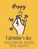 Happy Valentine's Day Coloring Book for Adult