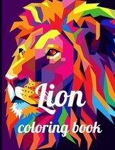 Lion coloring book