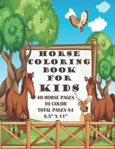 Horse Coloring Book For Kids