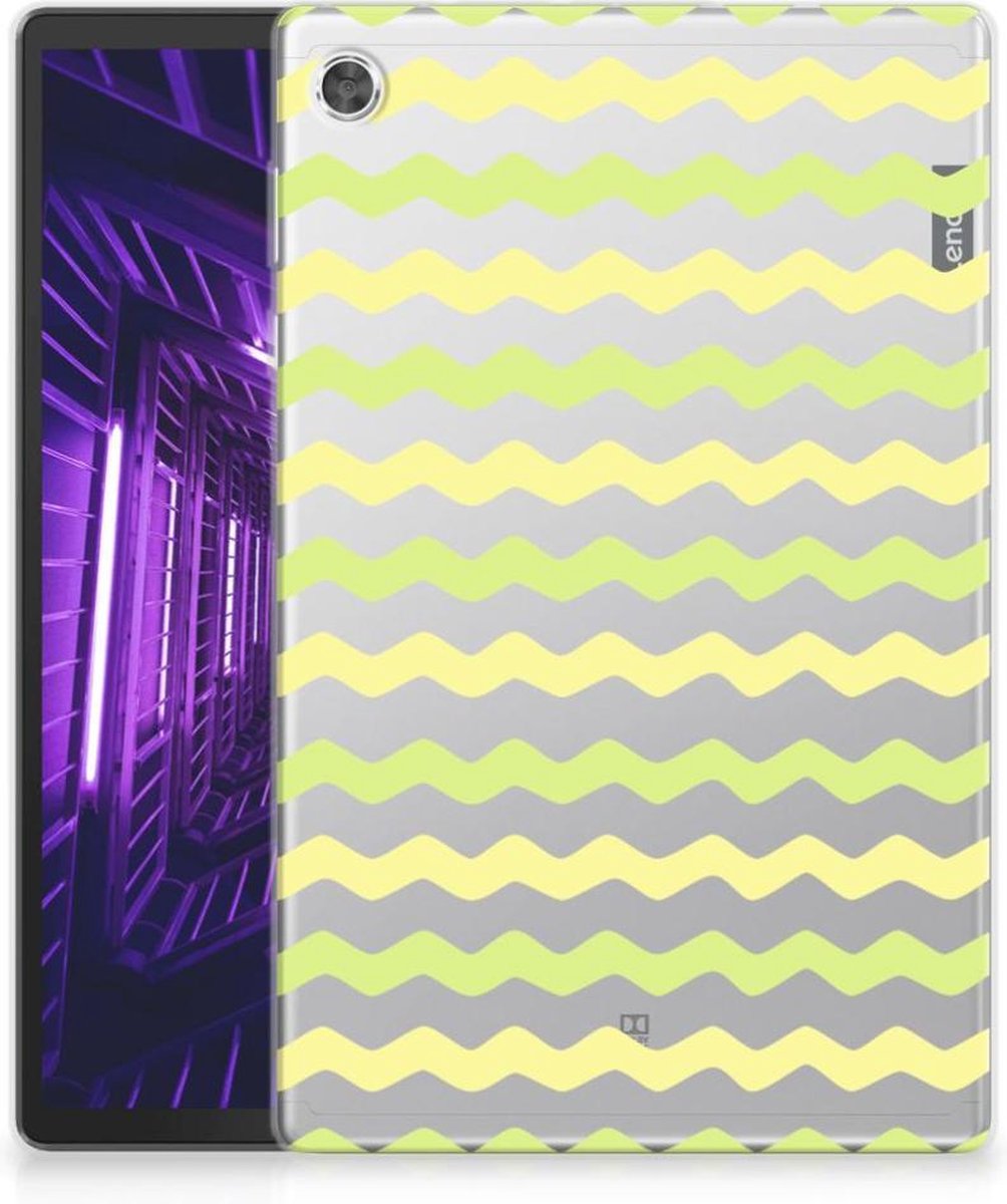 Lenovo Tab M10 Plus Hippe Hoes Waves Yellow
