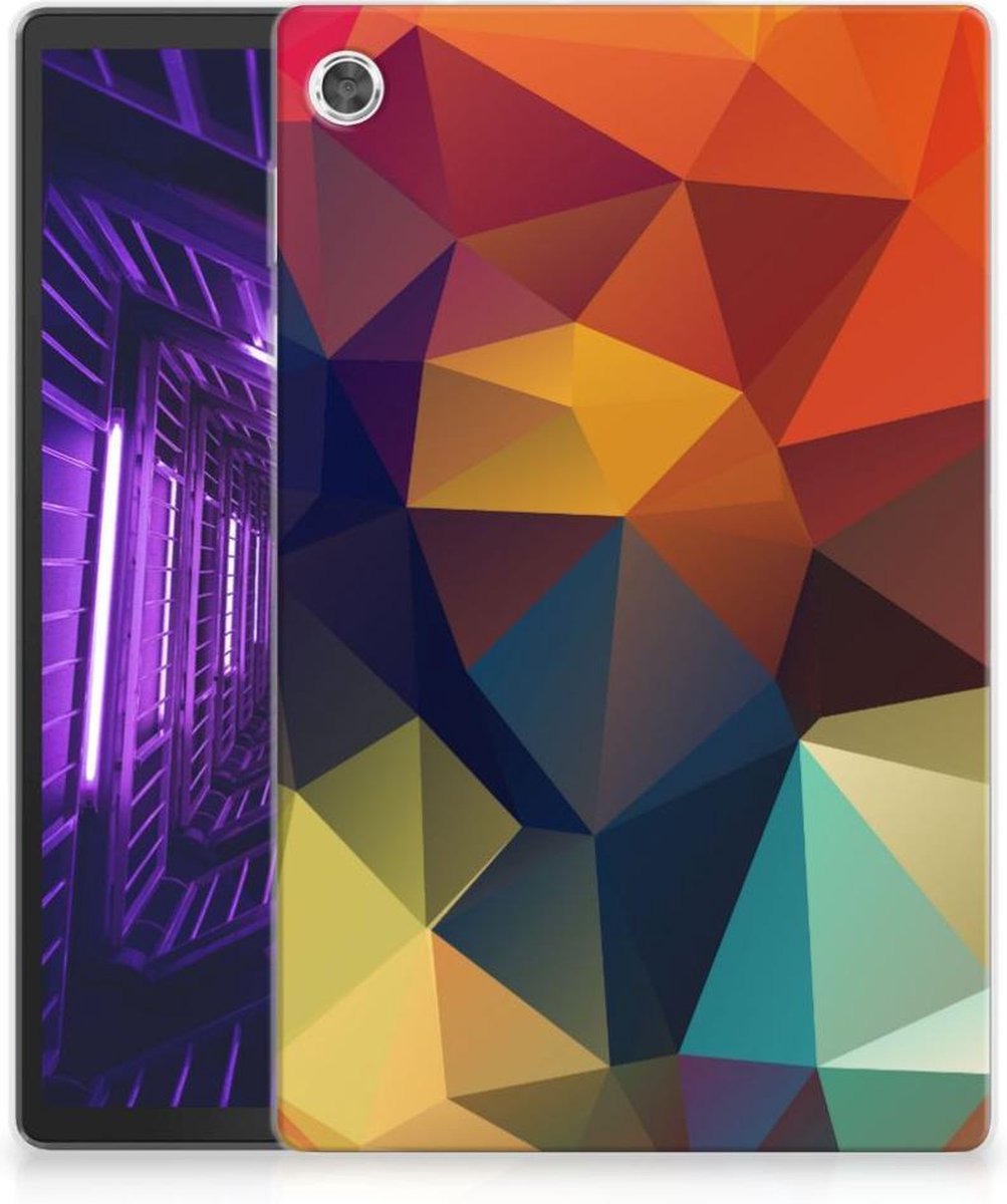 Lenovo Tab M10 Plus Back Cover Polygon Color