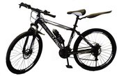 Pro-Fit Tiener Mountain Bike 26" met 21 versnellingen - Zwart