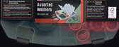 383 dichting assortiment diverse afmeting/ 3 kleuren/ in handige box/ assorted washers