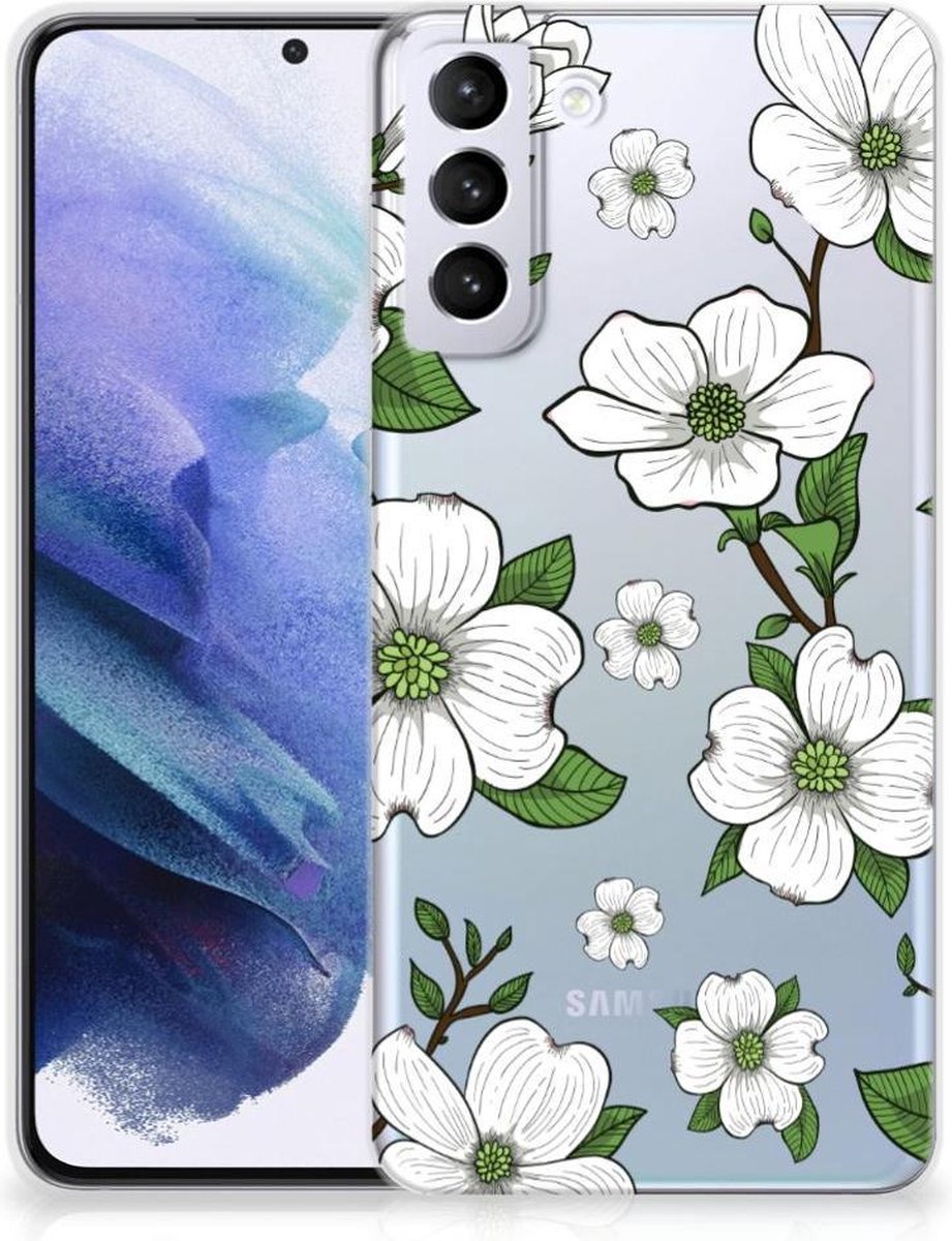 Samsung Galaxy S21 Plus TPU Case Dogwood Flowers