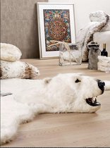 Winter-Home - Specials - Uniek Vloerkleed - IJsbeer 'Nanook' - 205 x 220cm - Imitatiebont.