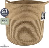 Bestseller #1 Opbergmand van Sophie Nordinn® - Mand Goteborg (Jute groot) - Wasmand - Waszak - 57 L