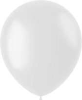 Witte Ballonnen Coconut White 33cm 100st